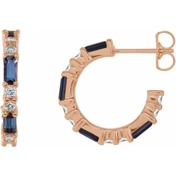 The perfect gift for her June birthday, these earrings offer eye-catching style