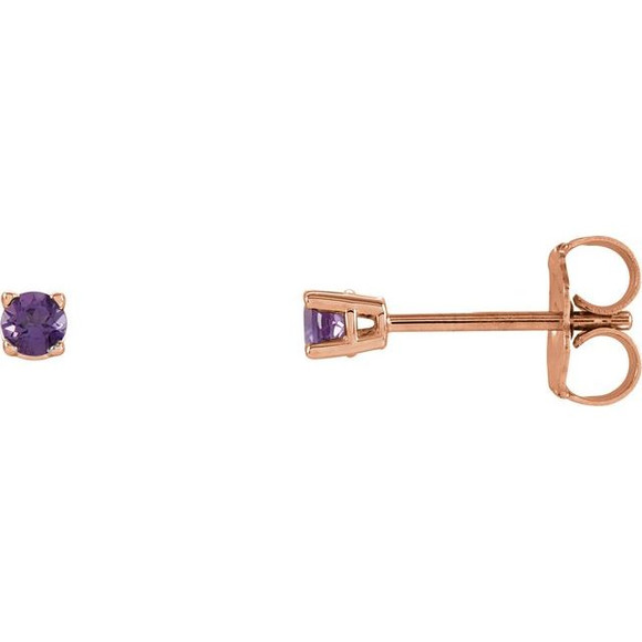 Keep life colorful with the happy hue and standout style of these amethyst gemstone earrings.