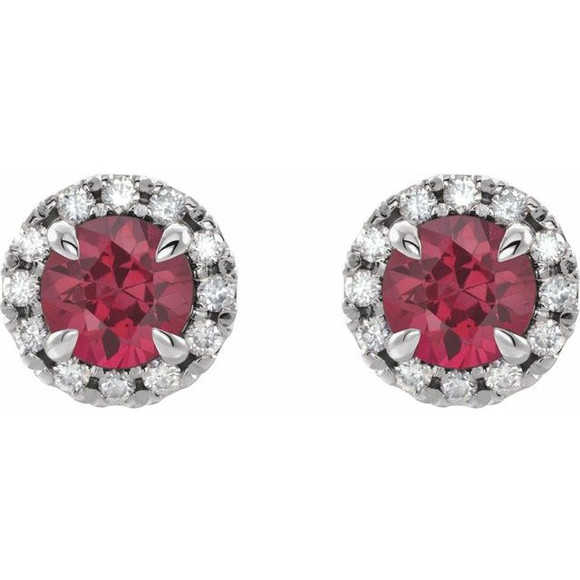 The birthstone of July, rubies symbolize royalty, power and passion, and are said to bring vitality, courage, romance and friendship to those who wear them. These brilliant ruby earrings are the perfect piece for your special someone.