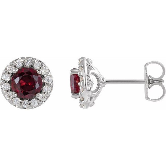 The birthstone of July, rubies symbolize royalty, power and passion, and are said to bring vitality, courage, romance and friendship to those who wear them. These brilliant ruby earrings are the perfect piece for your special someone.