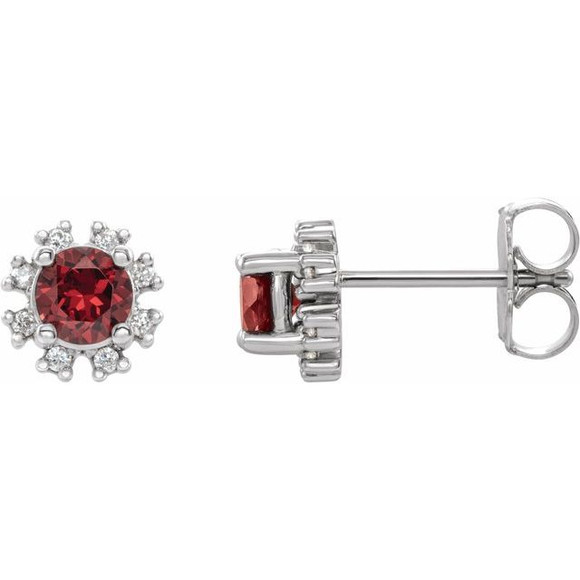 The birthstone of July, rubies symbolize royalty, power and passion, and are said to bring vitality, courage, romance and friendship to those who wear them. These brilliant ruby earrings are the perfect piece for your special someone.