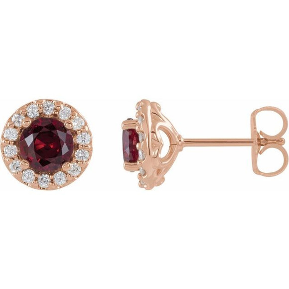 The birthstone of July, rubies symbolize royalty, power and passion, and are said to bring vitality, courage, romance and friendship to those who wear them. These brilliant ruby earrings are the perfect piece for your special someone.