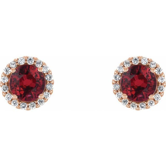 The birthstone of July, rubies symbolize royalty, power and passion, and are said to bring vitality, courage, romance and friendship to those who wear them. These brilliant ruby earrings are the perfect piece for your special someone.