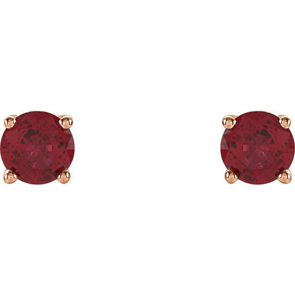 The birthstone of July, rubies symbolize royalty, power and passion, and are said to bring vitality, courage, romance and friendship to those who wear them. These brilliant ruby earrings are the perfect piece for your special someone.