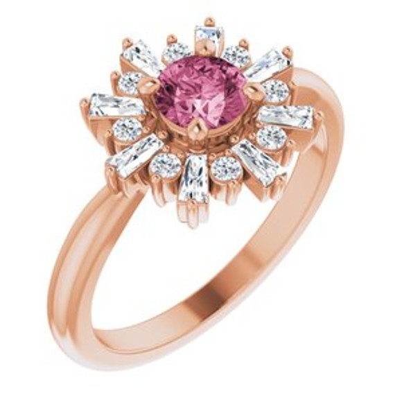 Fabulous and feminine, this pink tourmaline ring will make you feel more beautiful than ever after just moments of having it on.