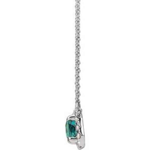 Charm your June-born girl with this beautiful alexandrite pendant.