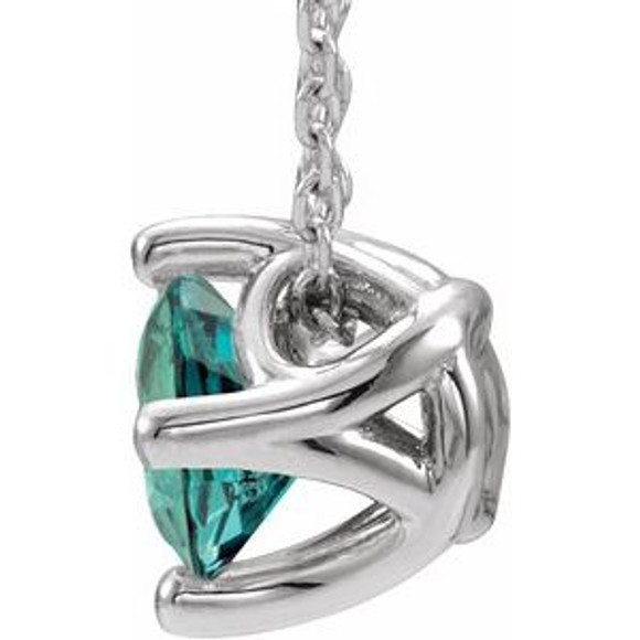 Charm your June-born girl with this beautiful alexandrite pendant.