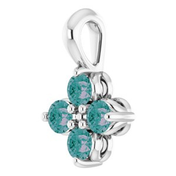 Charm your June-born girl with this beautiful alexandrite pendant.