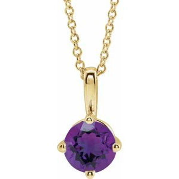 Make a glamorous statement with this stunning amethyst pendant.