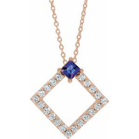 Make a glamorous statement with this stunning amethyst pendant.