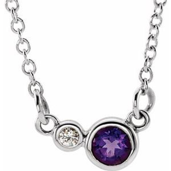 Make a glamorous statement with this stunning amethyst pendant.