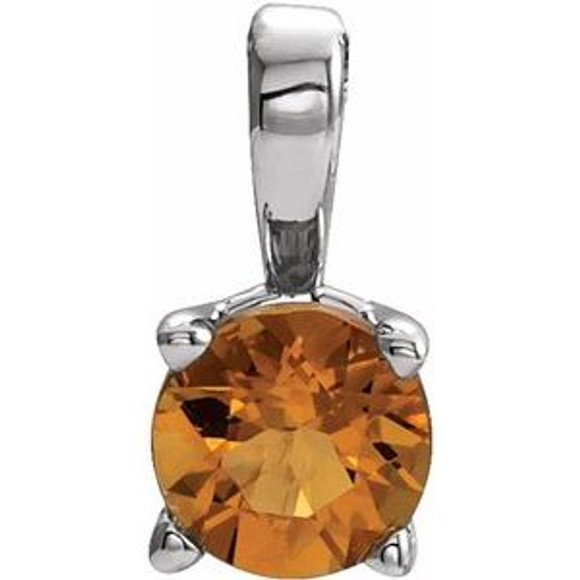 Celebrate their November birthday with this smart and stylish citrine pendant.