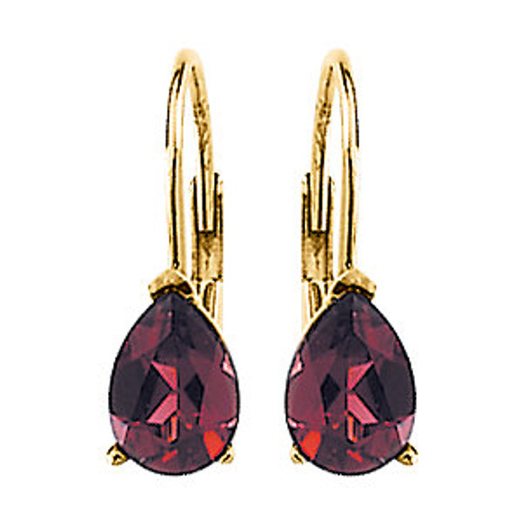 Three-prong settings secure each of the pear stones in this perfectly essential pair of earrings.