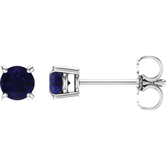 These natural blue sapphire studs are an elegant and versatile embellishment for the stylish women. Perfect to match with any outfit, these classic sapphire studs are handcrafted in 14k white gold. Characterizing the independent nature of women, this pair of classic sapphire earrings is perfect to give a delighting look to any diva. It is indeed a worth investment to make.