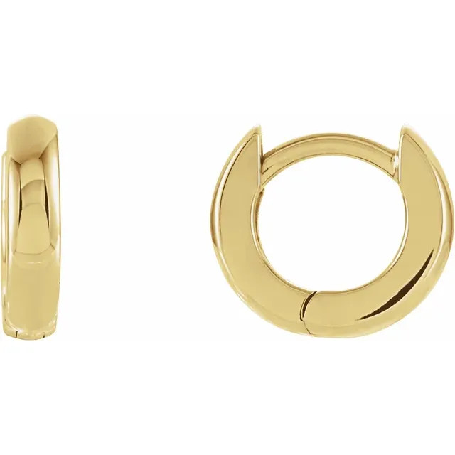 Give every look the perfect finishing touch with these must-have hinged hoop earrings.