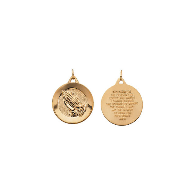 Made of 14K yellow gold, this religious jewelry piece weighs approximately 2.99 grams. It comes ready to give as a gift in a free deluxe gift box.