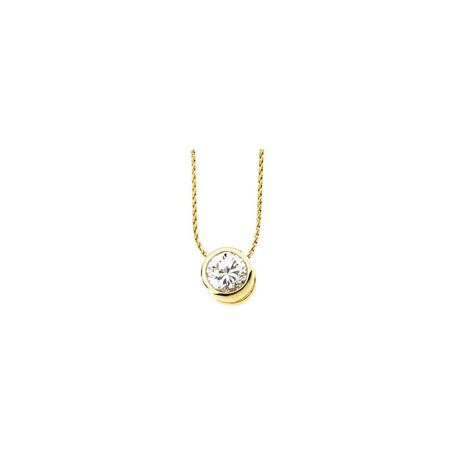 Product Specifications

Quality: 14K Yellow Gold

Jewelry State: Complete With Stone

Stone Shape: Round

Stone Size: 06.50 mm

Stone Type: Cubic Zirconia

Length: 18.00 Inch

Type: 14K Yellow Gold Baby Wheat Chain

Finished State: Polished