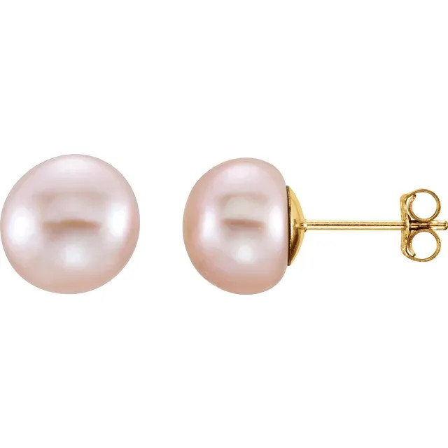 Add these cute pink freshwater pearl earrings to your wonderful collection.