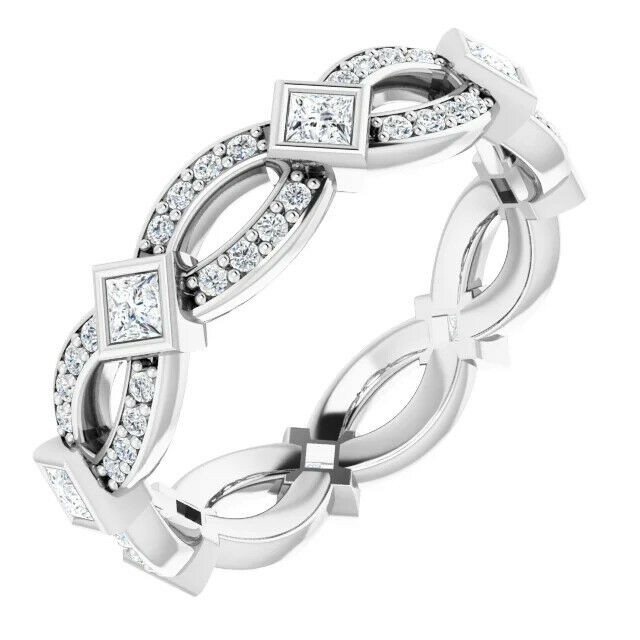 Give her the look she's always wanted with this sweet diamond eternity band.