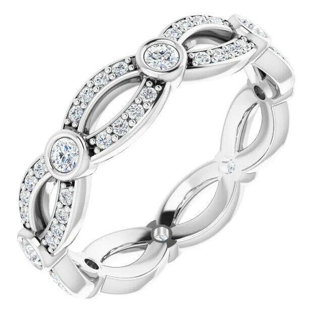 Give her the look she's always wanted with this sweet diamond eternity band.