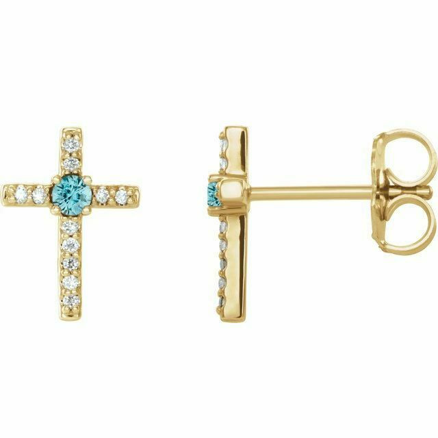 Keep your faith close to you wearing these exquisite cross earrings.