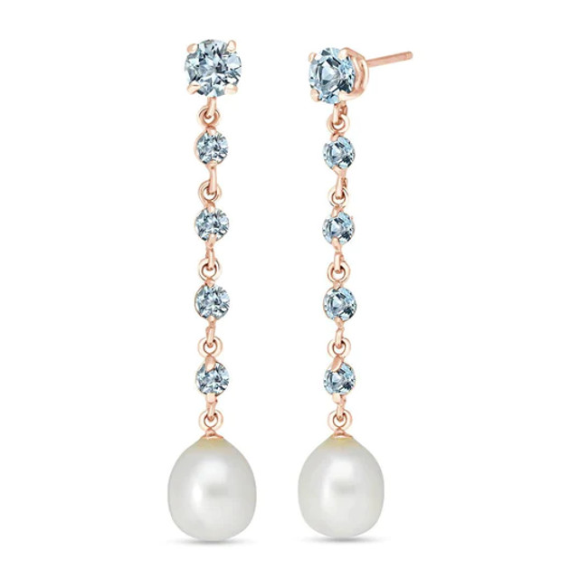 This gorgeous, affordable chandelier aquamarine pair of earrings is perfect for you or a loved one. Forged by hand with passion and precision, this piece is a pure example of how beautiful it is when gemstones and gold come together to form exquisite jewelry that will dazzle the eye and last for generations to come. Available in 14K yellow, white or rose gold.
