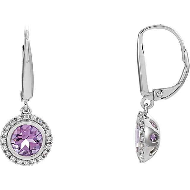 Product Specifications

Quality: 14K White Gold

Jewelry State: Complete With Stone

Diamond Total Carat Weight: 1/6

Stone Type: Amethyst

Stone Shape: Round

Stone Size: 06.00 x 06.00 mm

Length: 25.75 mm

Width: 9.44

Thickness: 4.45 mm

Weight: 2.67 Grams

Finished State: Polished