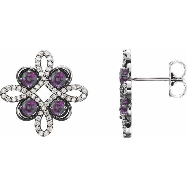 The perfect gift for her June birthday, these spirited earrings offer eye-catching style.