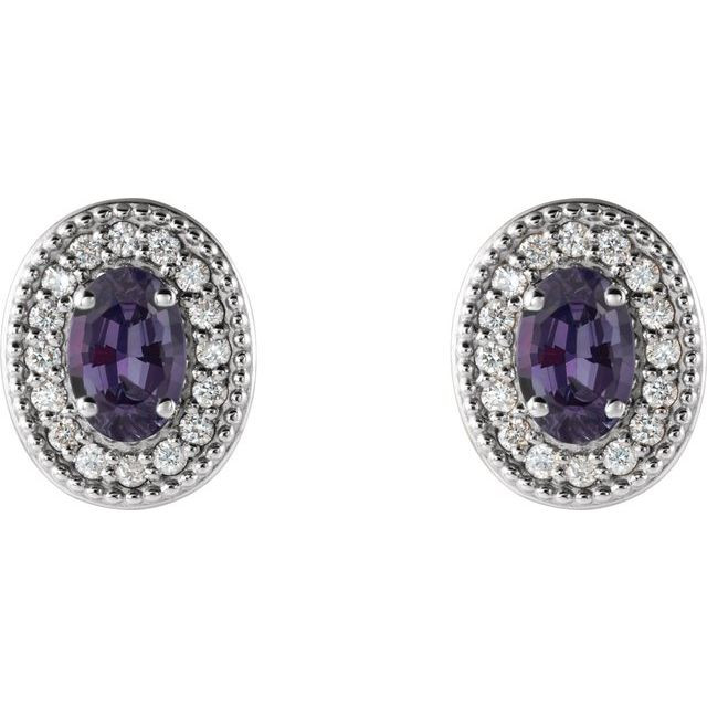 The perfect gift for her June birthday, these spirited earrings offer eye-catching style.