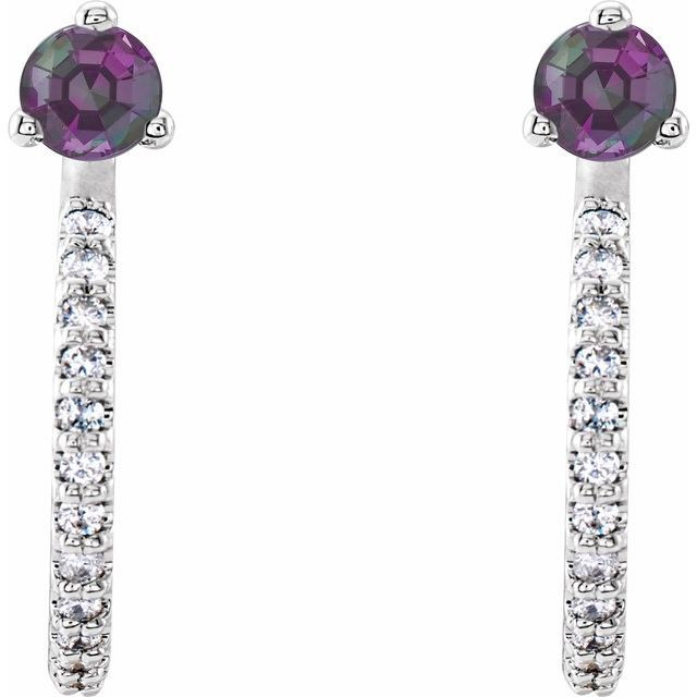 The perfect gift for her June birthday, these spirited earrings offer eye-catching style.