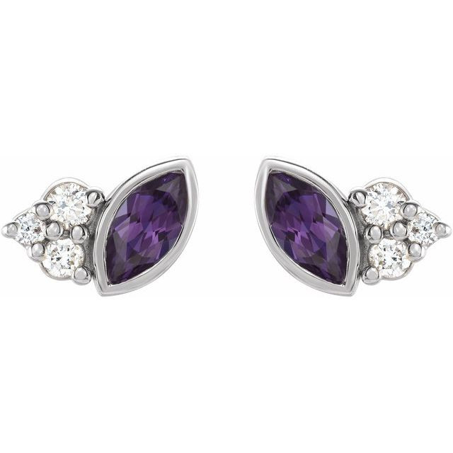 The perfect gift for her June birthday, these spirited earrings offer eye-catching style.