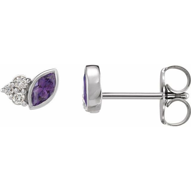 The perfect gift for her June birthday, these spirited earrings offer eye-catching style.