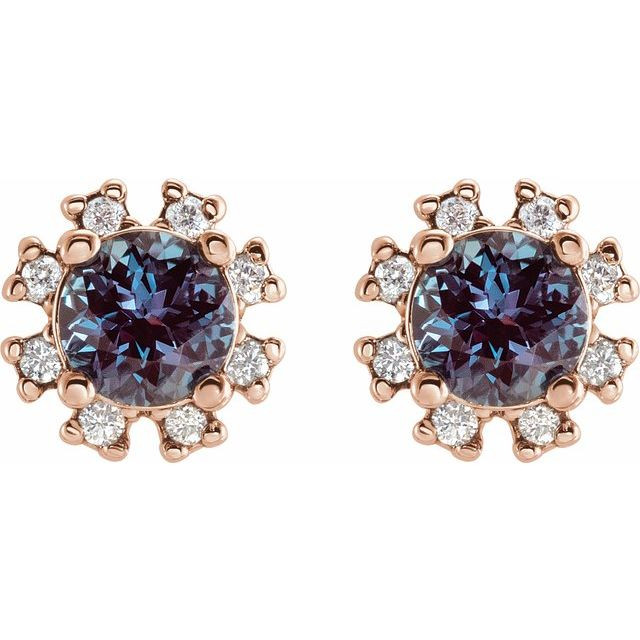 The perfect gift for her June birthday, these earrings offer eye-catching style