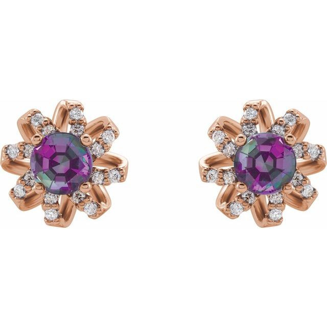 The perfect gift for her June birthday, these earrings offer eye-catching style