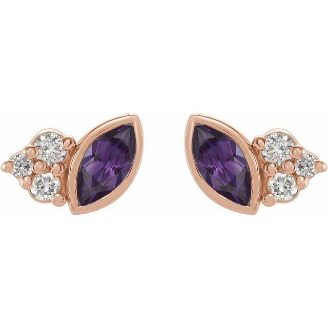 The perfect gift for her June birthday, these earrings offer eye-catching style