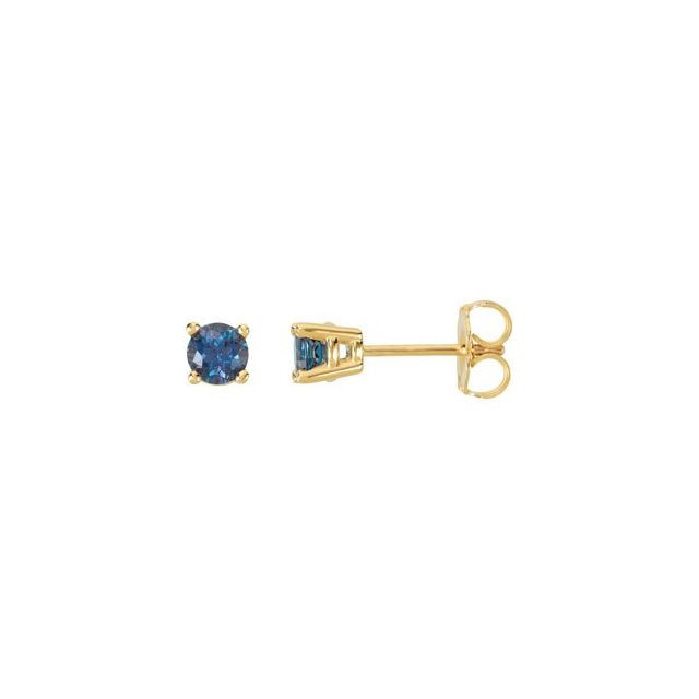 The perfect gift for her June birthday, these alexandrite earrings offer eye-catching style