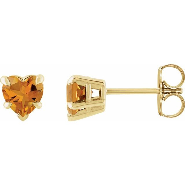 Celebrate your November birthday with these sophisticated citrine earrings.