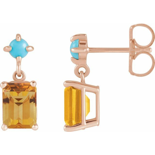 Celebrate your November birthday with these sophisticated citrine earrings.