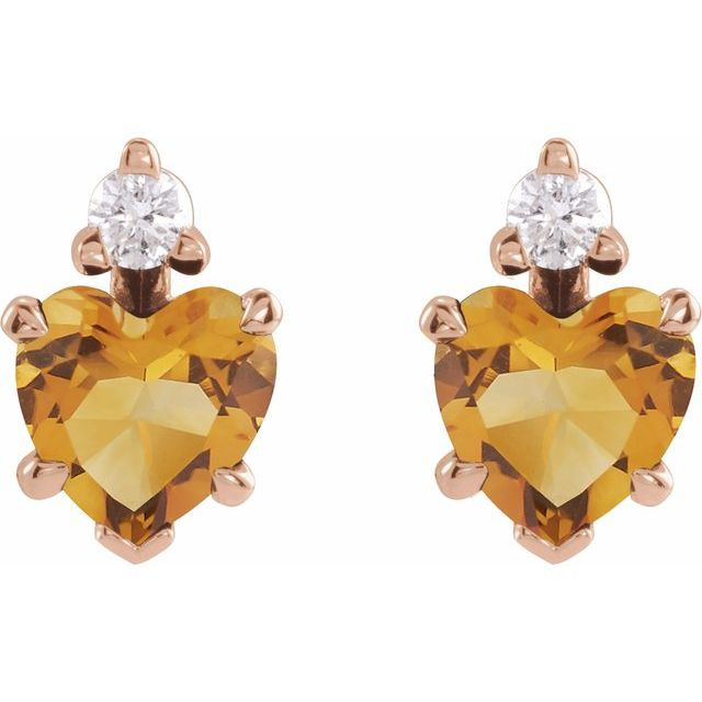 Celebrate your November birthday with these sophisticated citrine earrings.