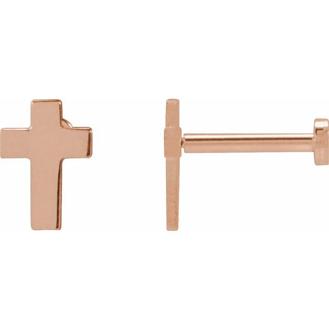 A subtle nod to their faith, these cross earrings are certain to be treasured.