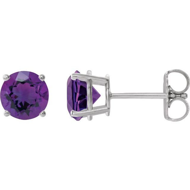 Send birthday wishes with these amethyst earrings.