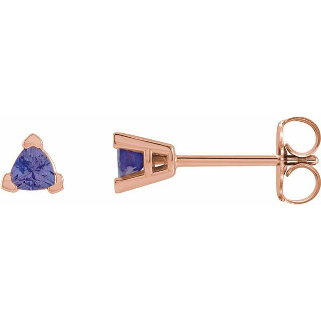 These tanzanite stud earrings capture her attention with their striking anytime style.