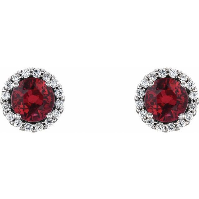 The birthstone of July, rubies symbolize royalty, power and passion, and are said to bring vitality, courage, romance and friendship to those who wear them. These brilliant ruby earrings are the perfect piece for your special someone.