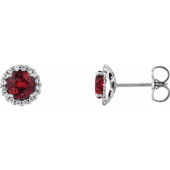 The birthstone of July, rubies symbolize royalty, power and passion, and are said to bring vitality, courage, romance and friendship to those who wear them. These brilliant ruby earrings are the perfect piece for your special someone.