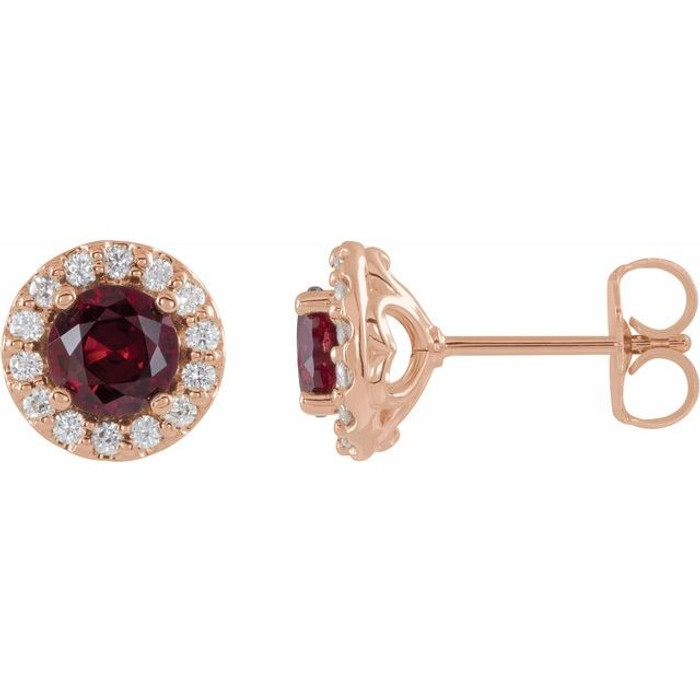 The birthstone of July, rubies symbolize royalty, power and passion, and are said to bring vitality, courage, romance and friendship to those who wear them. These brilliant ruby earrings are the perfect piece for your special someone.