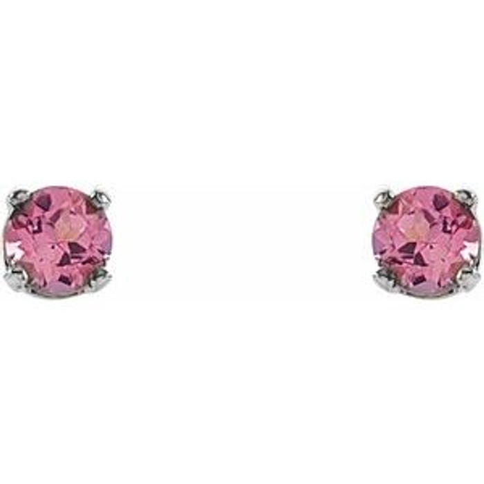 Take your look from ready to resplendent with these pink tourmaline earrings.