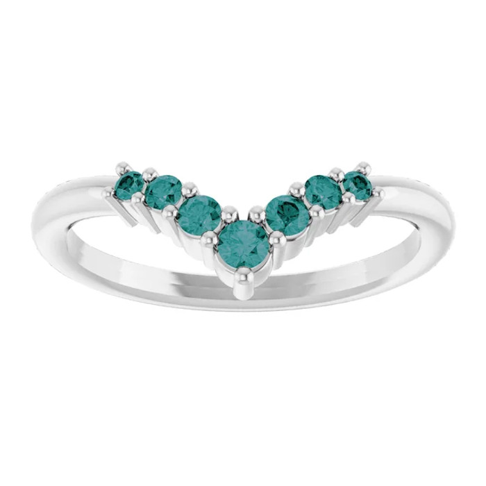 A colorful way to show your love, this alexandrite ring is the start of something beautiful.