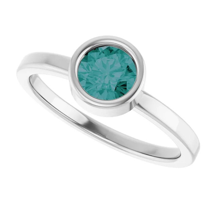 A colorful way to show your love, this alexandrite ring is the start of something beautiful.