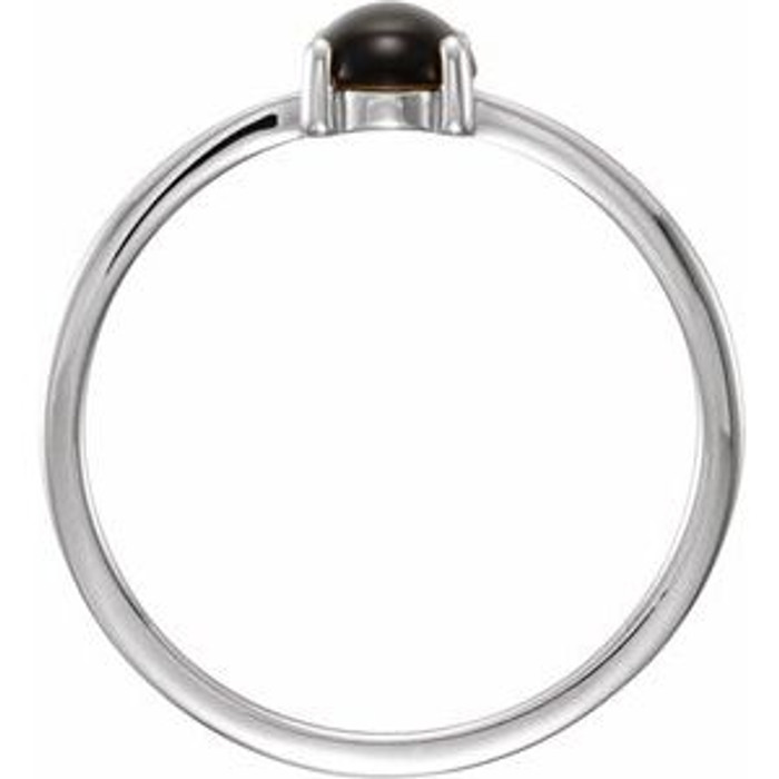 Wear bold color in a sophisticated way with this black onyx ring, an anytime choice you'll turn to often.