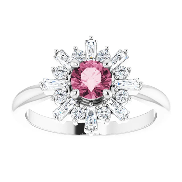 Fabulous and feminine, this pink tourmaline ring will make you feel more beautiful than ever after just moments of having it on.